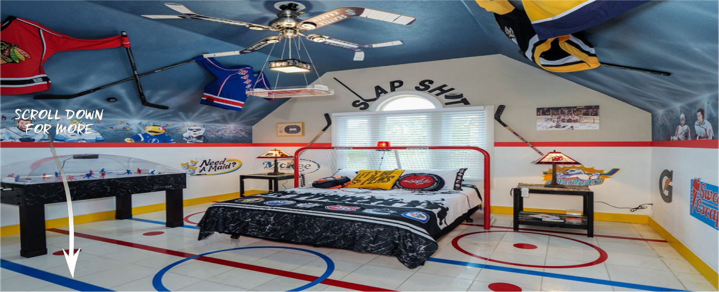 Hockey -themed bedroom