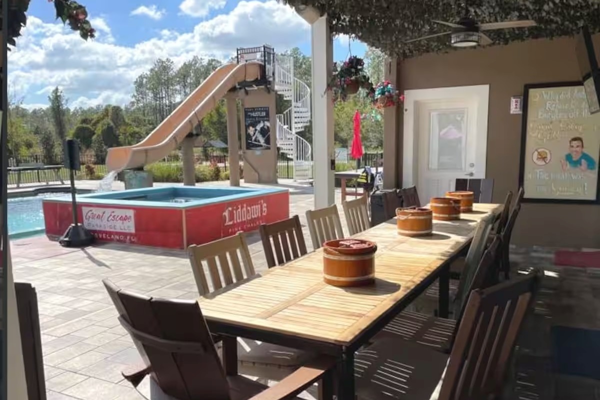 The "BurgerTime" Outdoor Kitchen (Poolside).