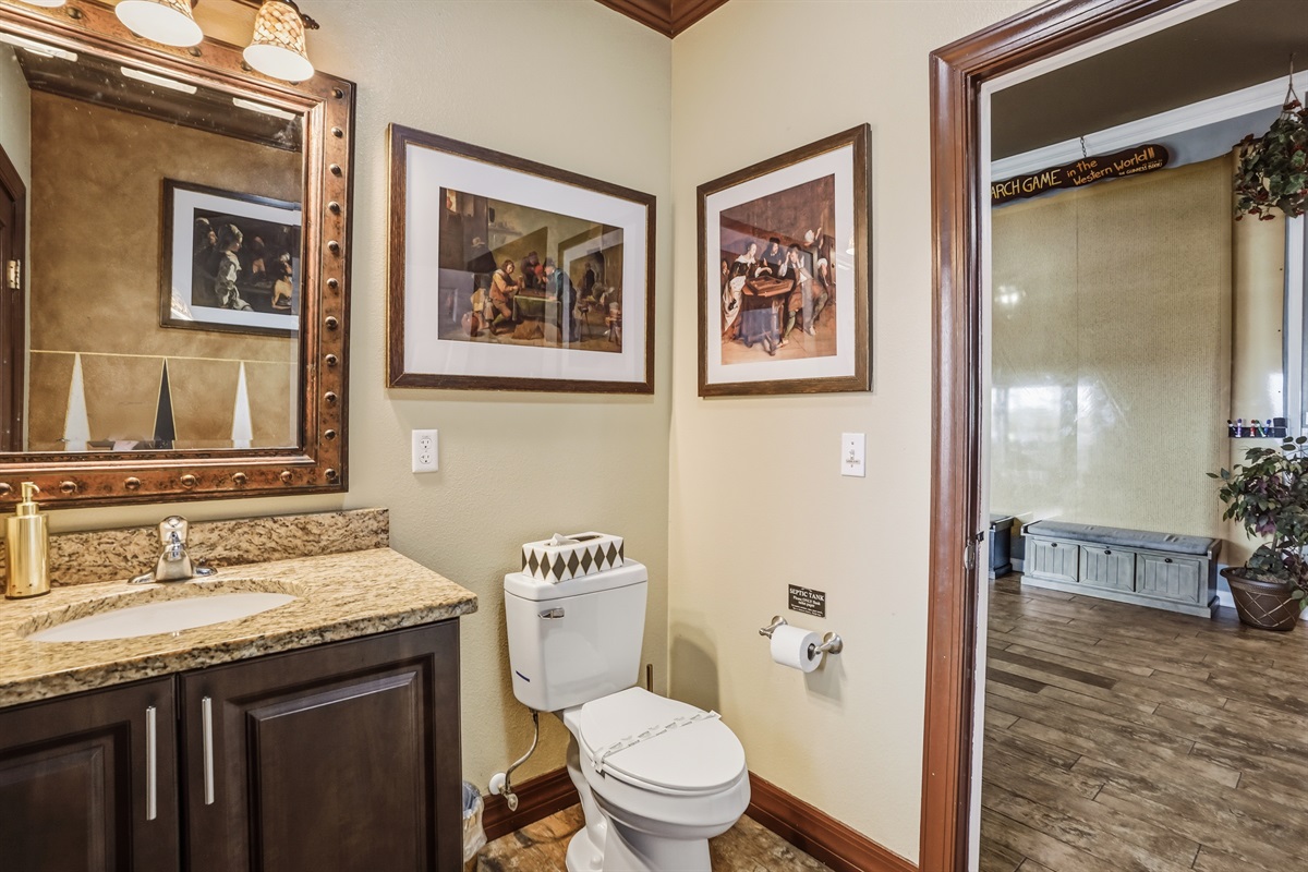 One of 11 bathrooms.