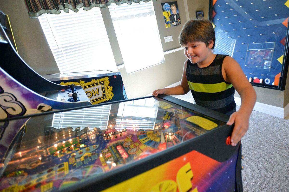 Pinball in the video game arcade.