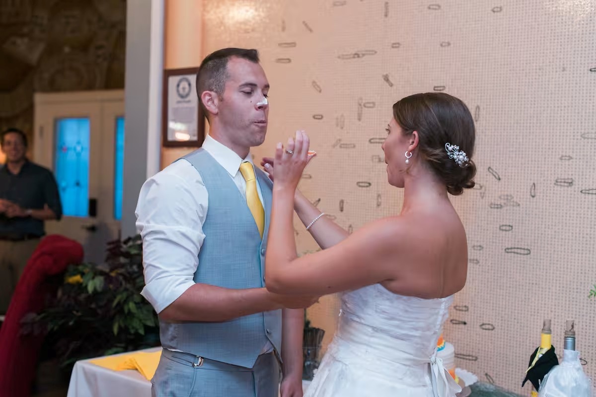 A quiet moment before the ceremony.