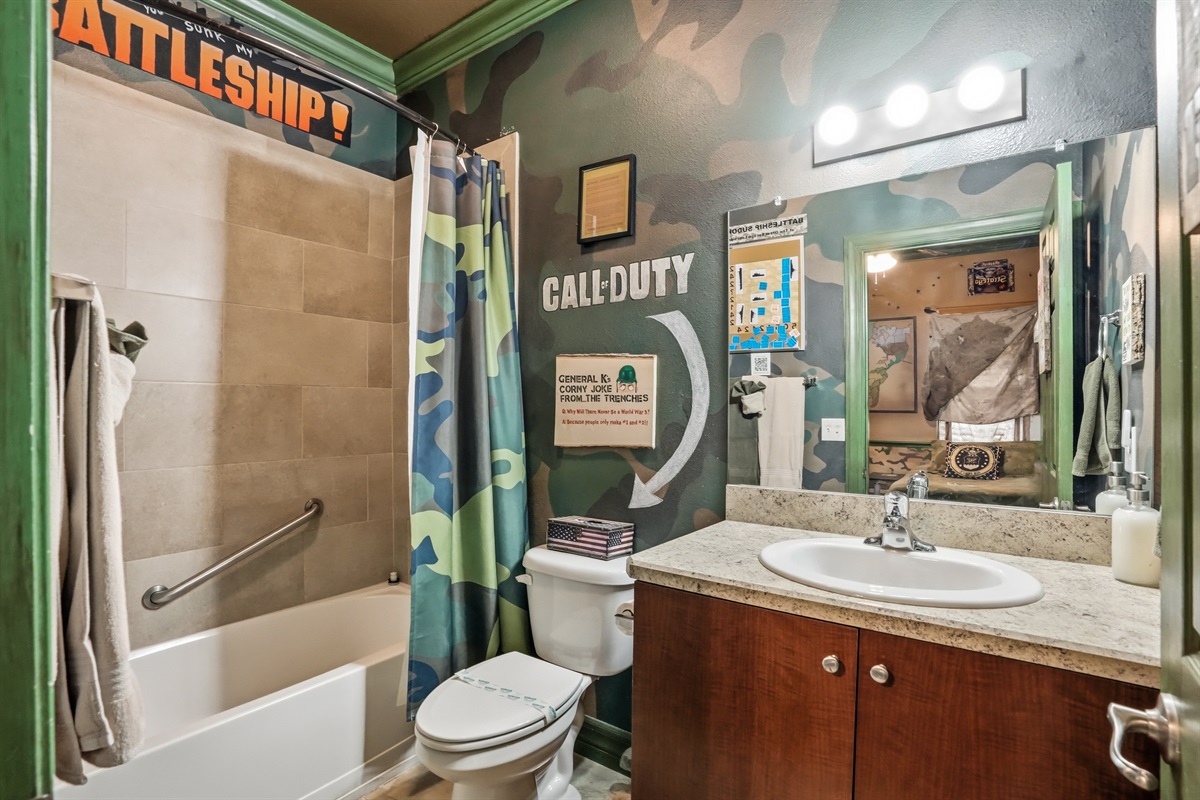 The War Games bedroom’s bathroom.