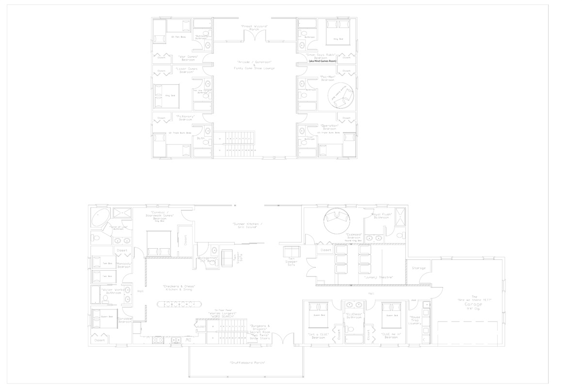 The floor plan.