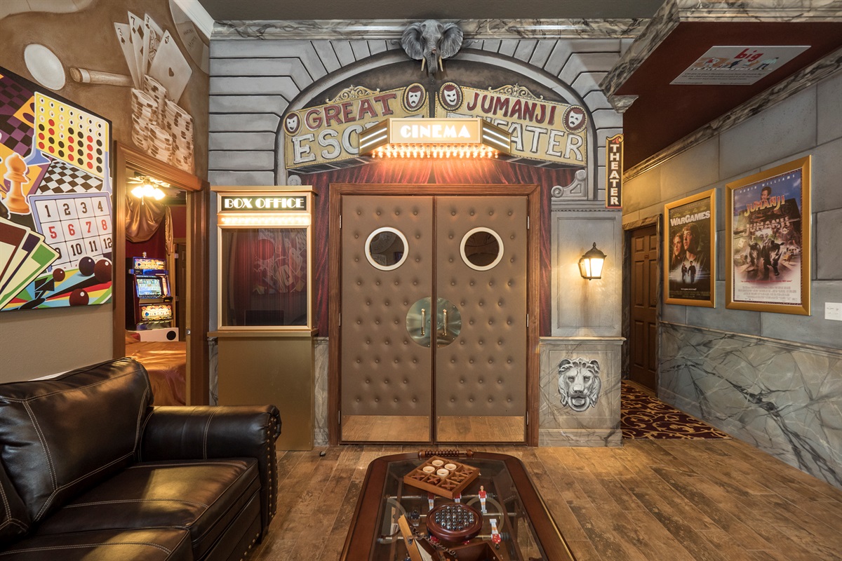The Jumanji movie theater.