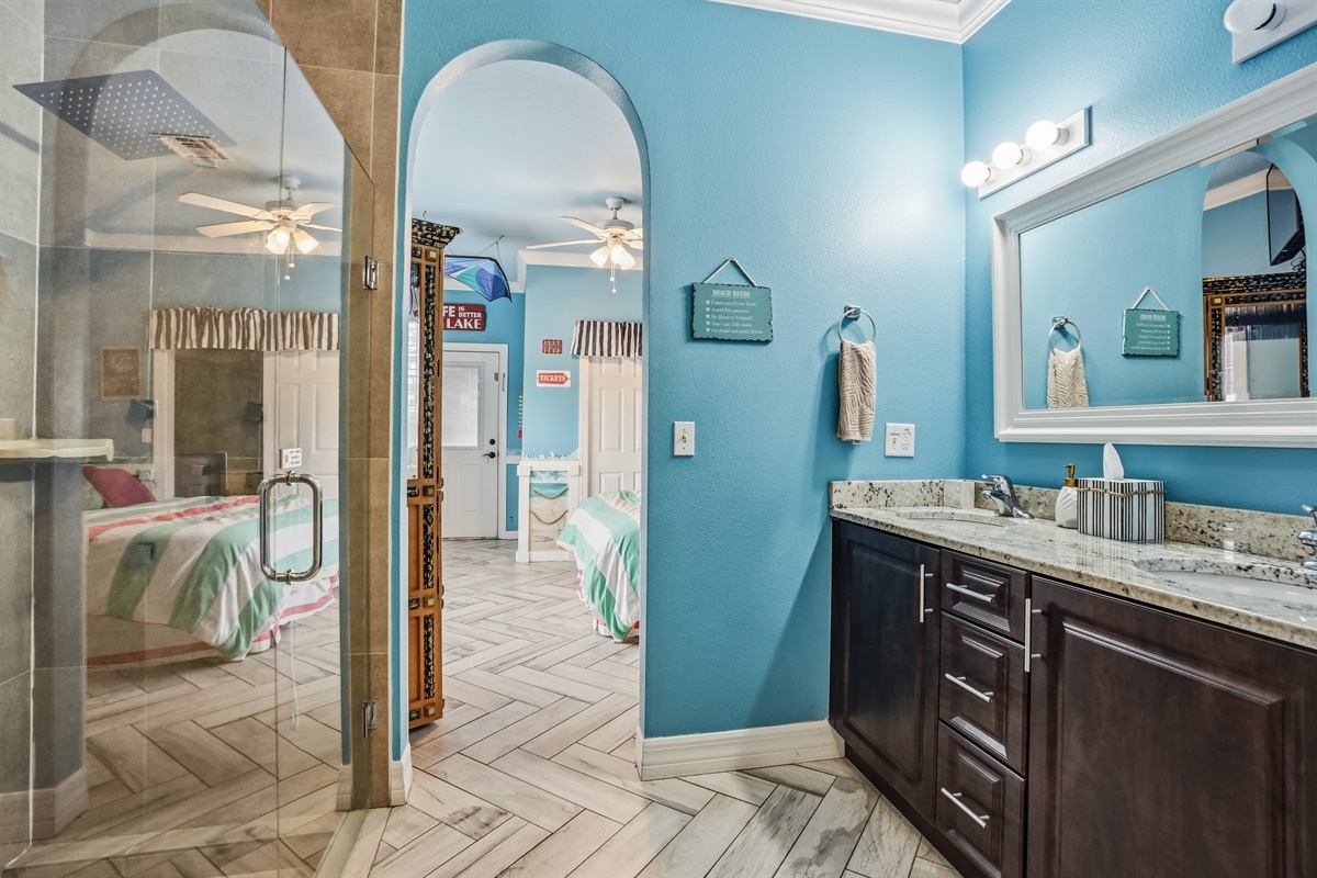 One of 11 bathrooms.