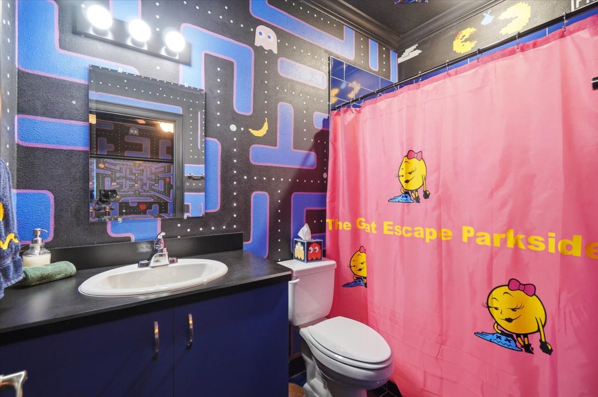 The Pac-Maze Bathroom at The Great Escape Parkside, Clermont FL