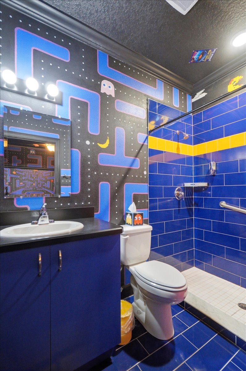 Pac-man Bathroom.