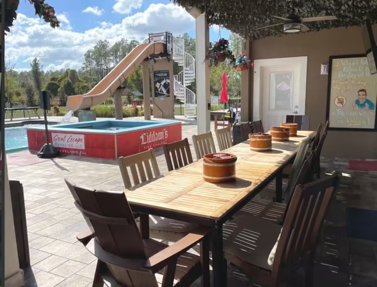The "BurgerTime" Outdoor Kitchen (Poolside).