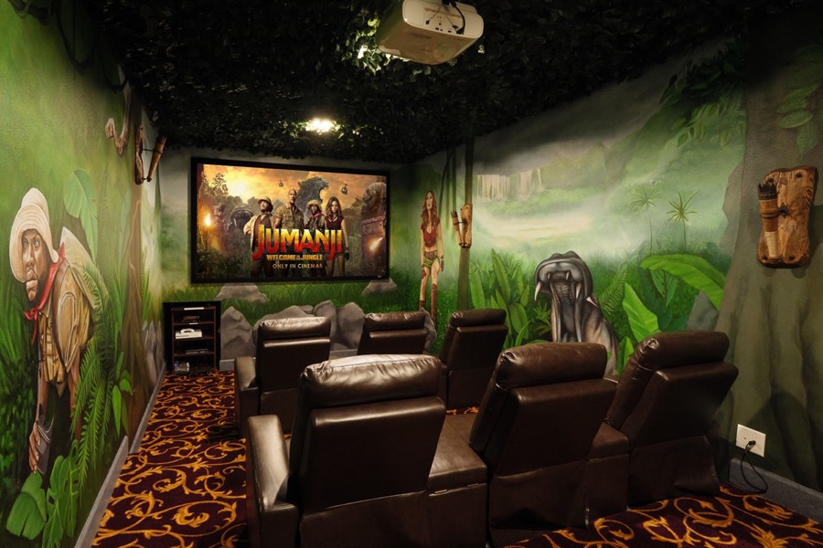The Jumanji 2.0 Jungle Cinema Room