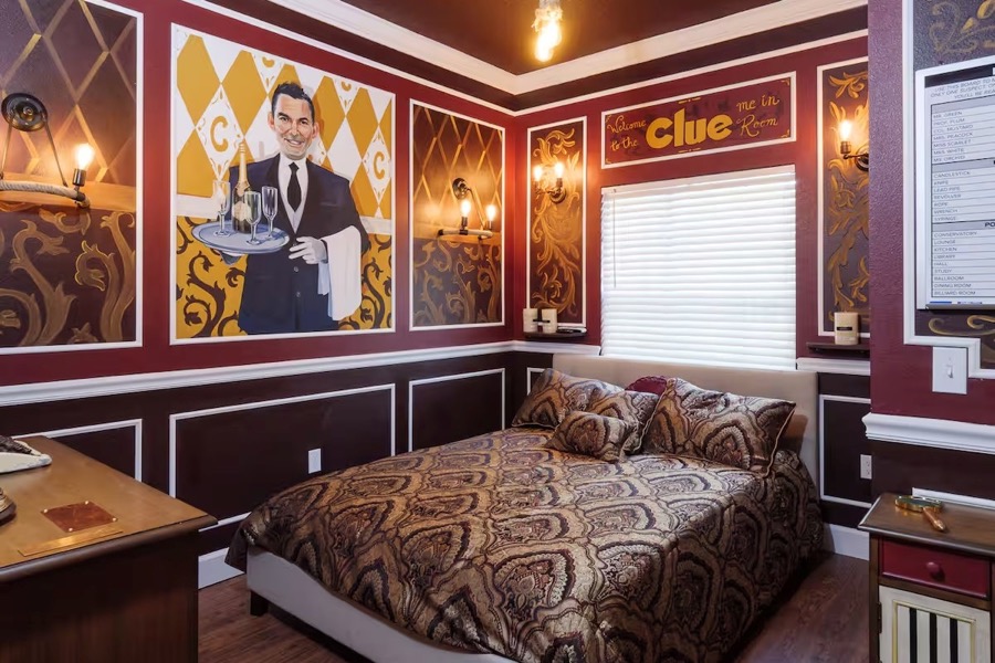 “Get A CLUE” Bedroom 2.0 at The Great Escape Parkside, Clermont FL