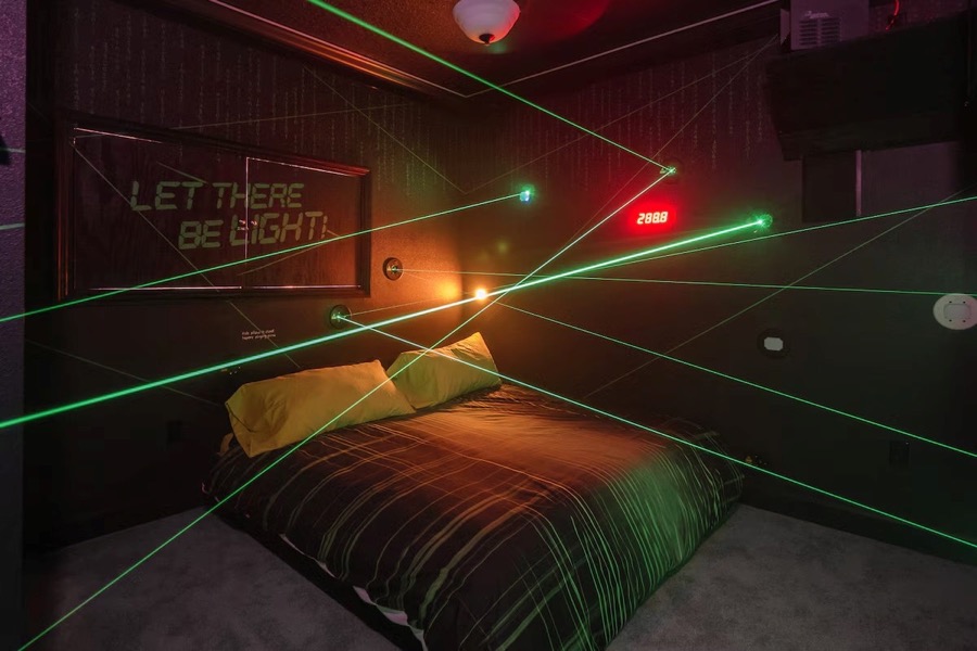 The Laser Games Bedroom at The Great Escape Parkside, Clermont FL