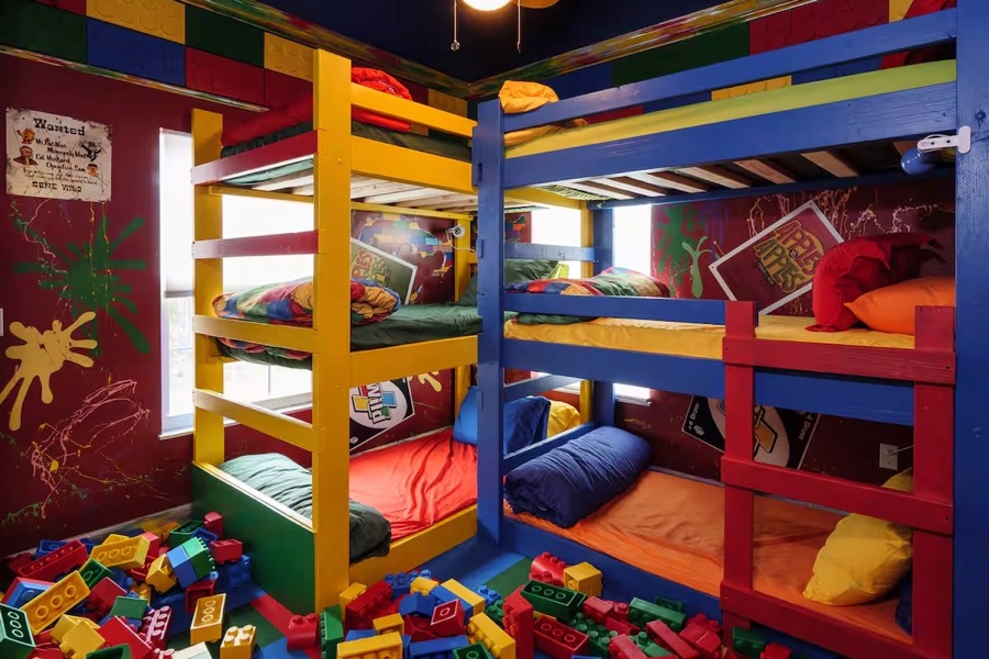 The Games Gone Wild Bedroom at The Great Escape Parkside, Clermont FL