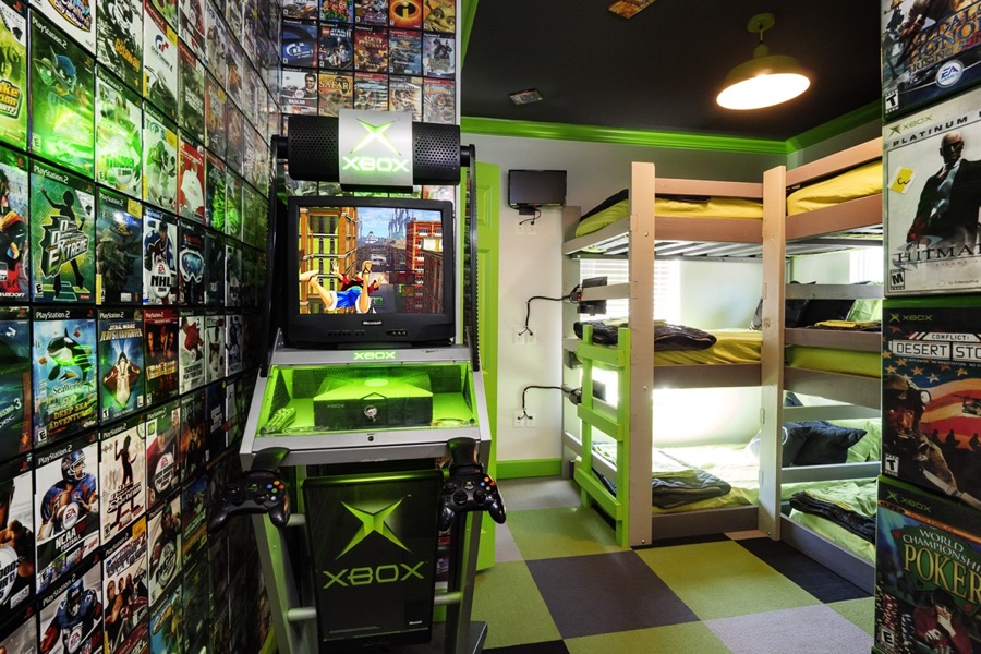 The XBox-Playstation Bedroom at The Great Escape Parkside, Clermont FL