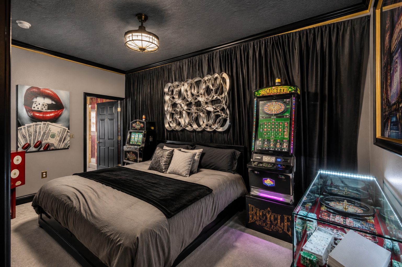 The Casino Games High Roller Suite at The Great Escape Parkside, Clermont FL