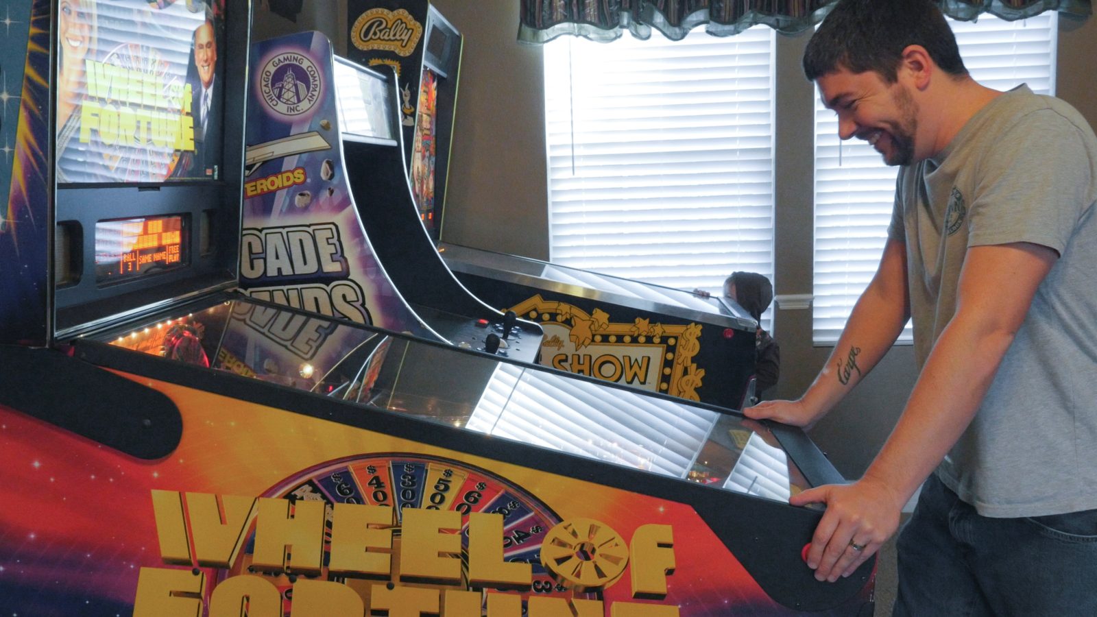 Pinball in the video game arcade.