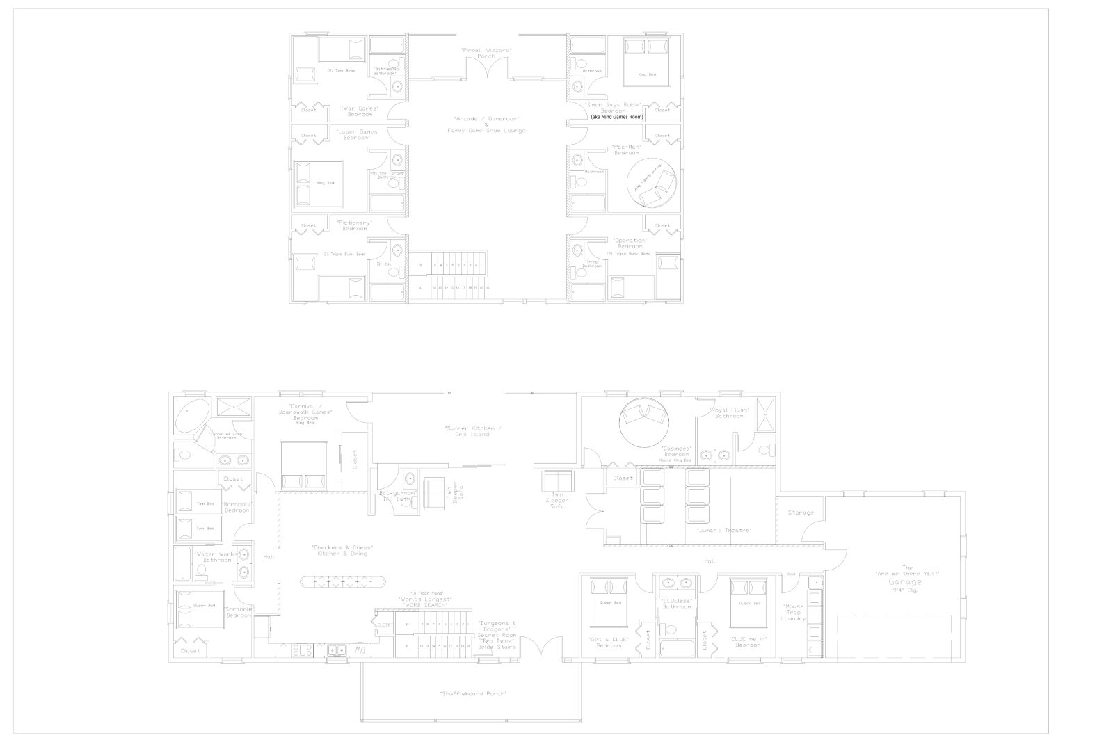The floor plan.
