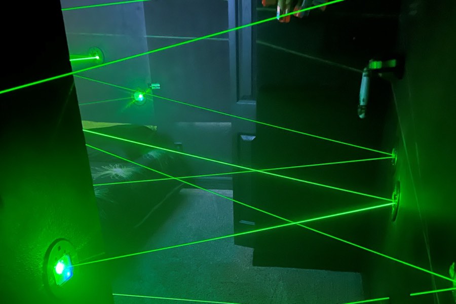 Laser Maze, Tag  Racquetball