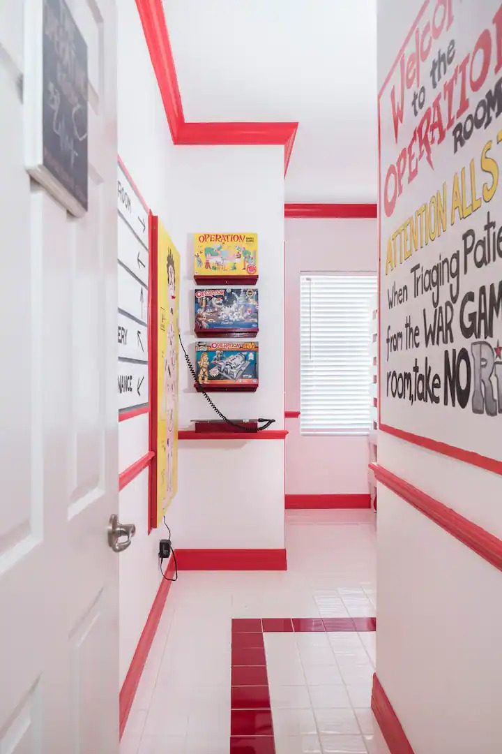 The Operation bedroom hallway.
