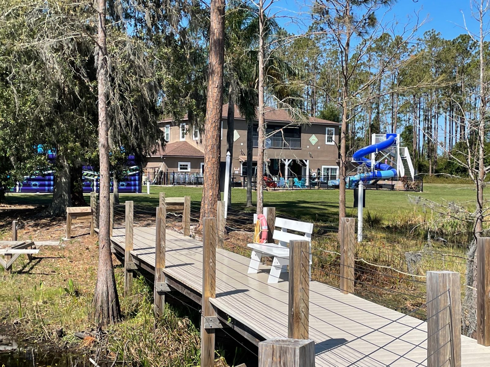 The private dock.