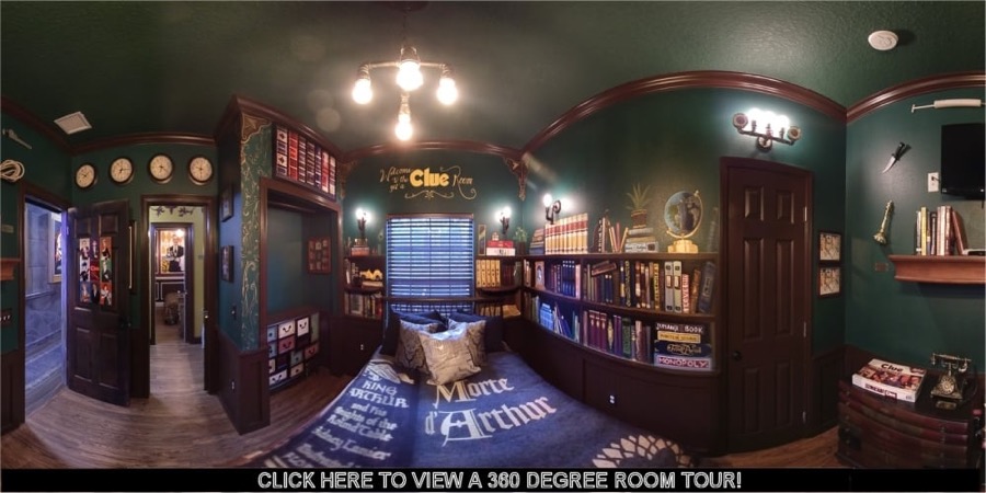 “Get A CLUE” Bedroom 2.0 at The Great Escape Parkside, Clermont FL
