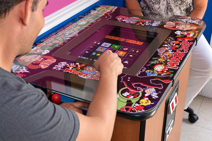 Classic tabletop arcade play.