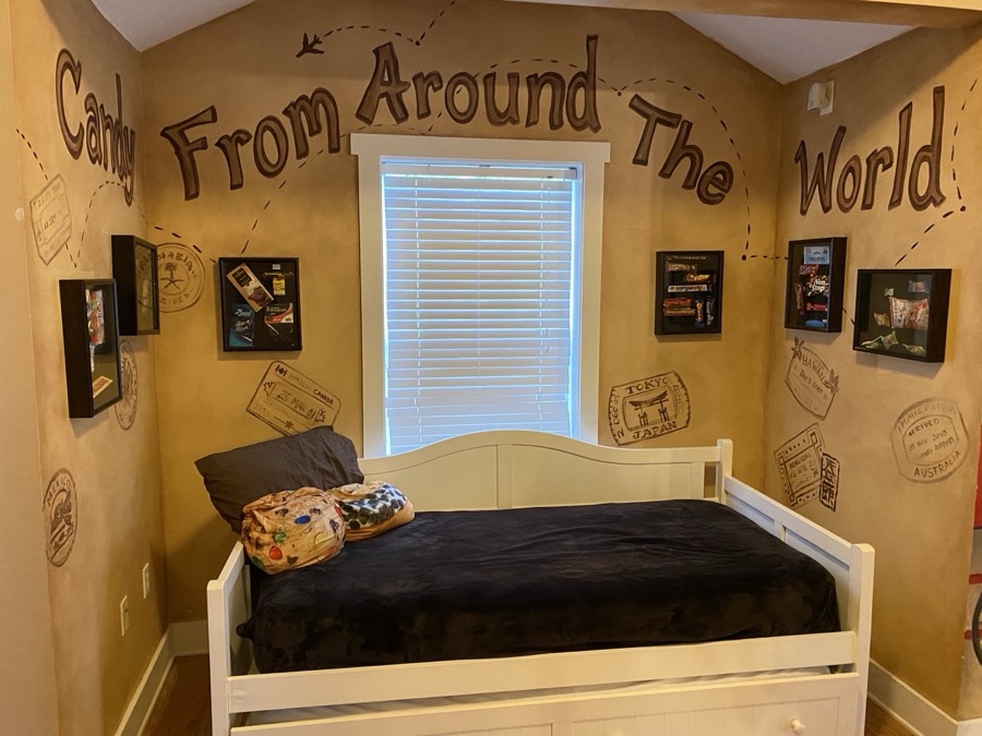 The Candy Around The World hallway.