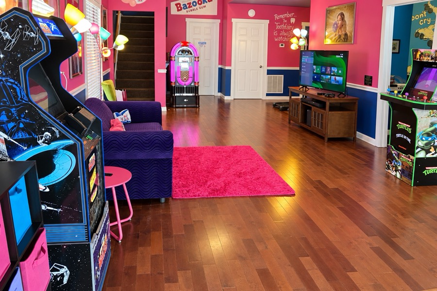 The Bubble Gum Lounge & Arcade.