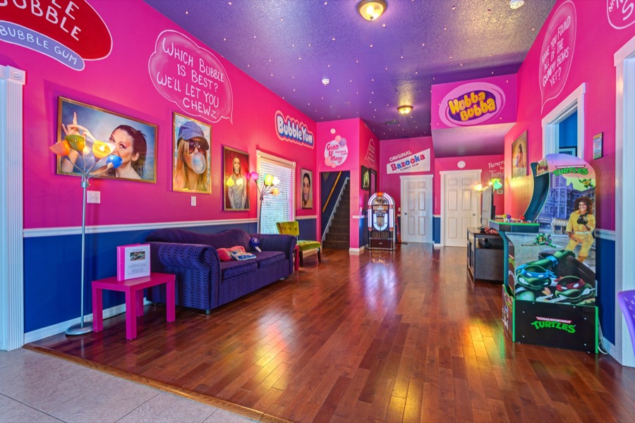 The Bubble Gum Lounge & Arcade.