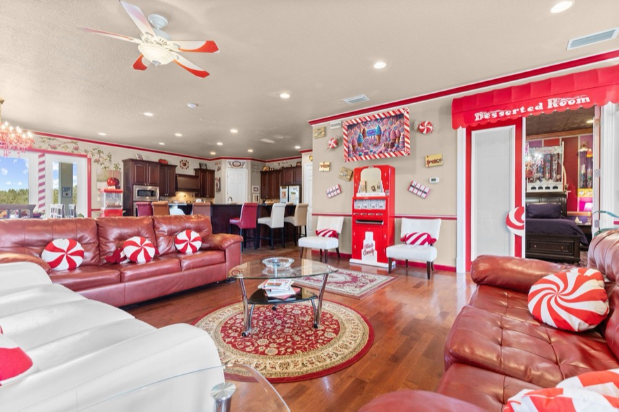 Candy Shop Living Room.