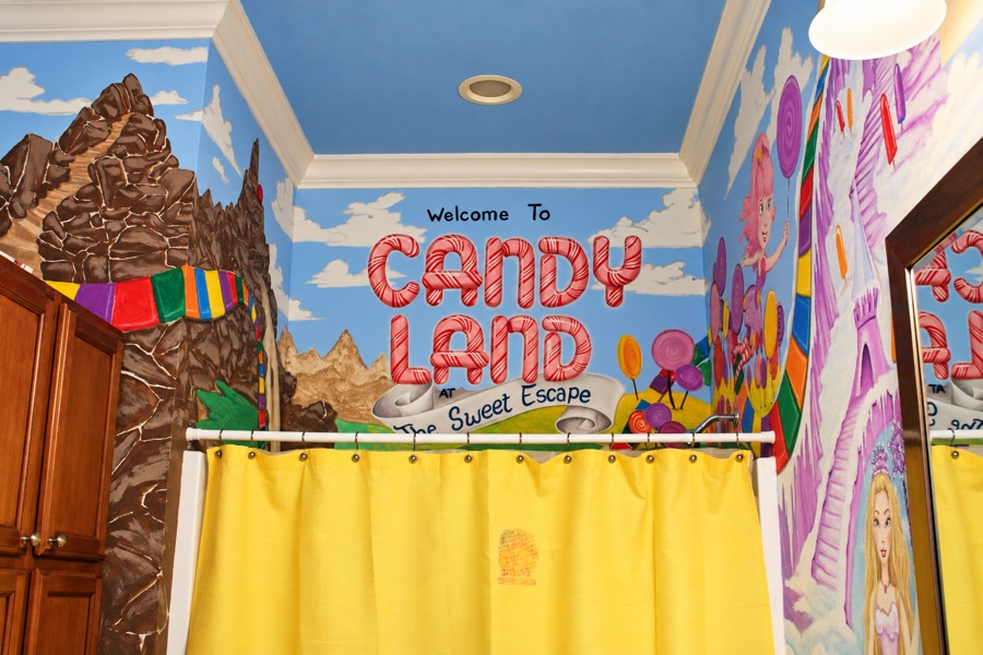 The CandyLand Bathroom.