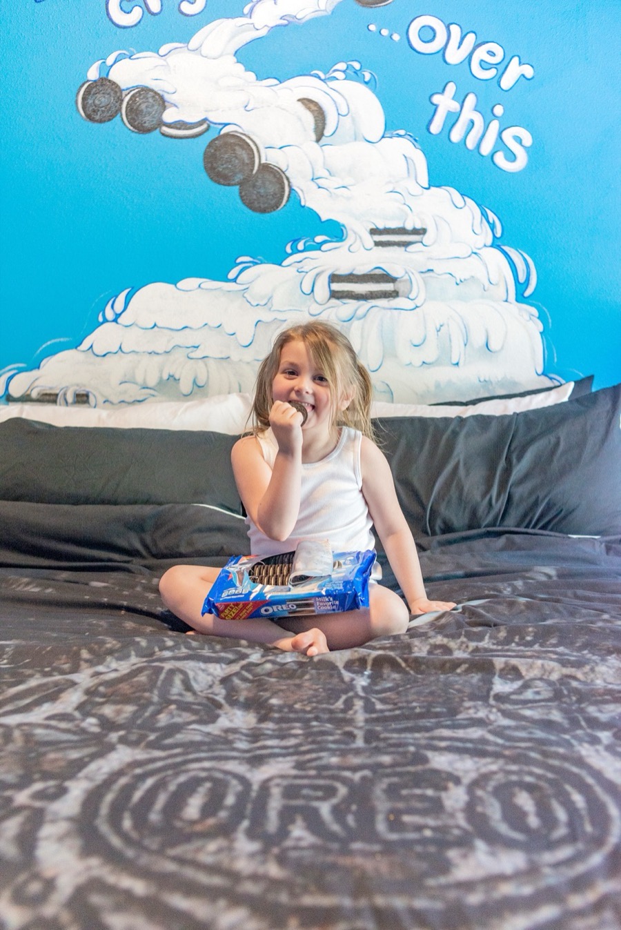 The Oreo Cookies and Milk bedroom.