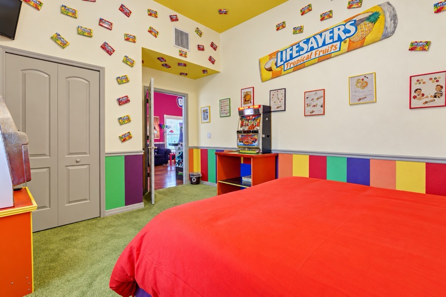 The Lifesavers Candy bedroom.