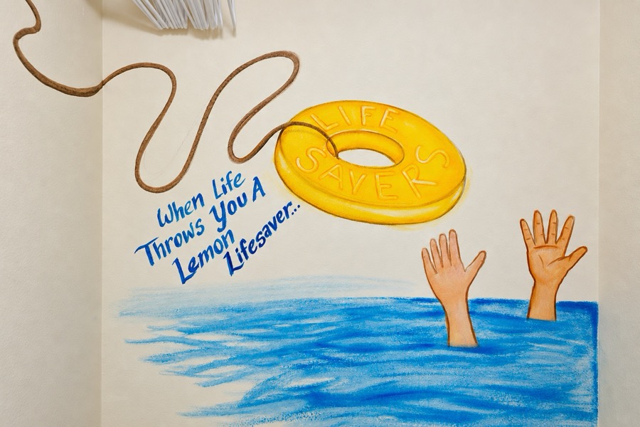 The Lifesavers Candy bedroom.