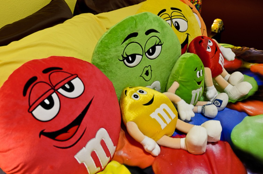 The M&M Mania bedroom.