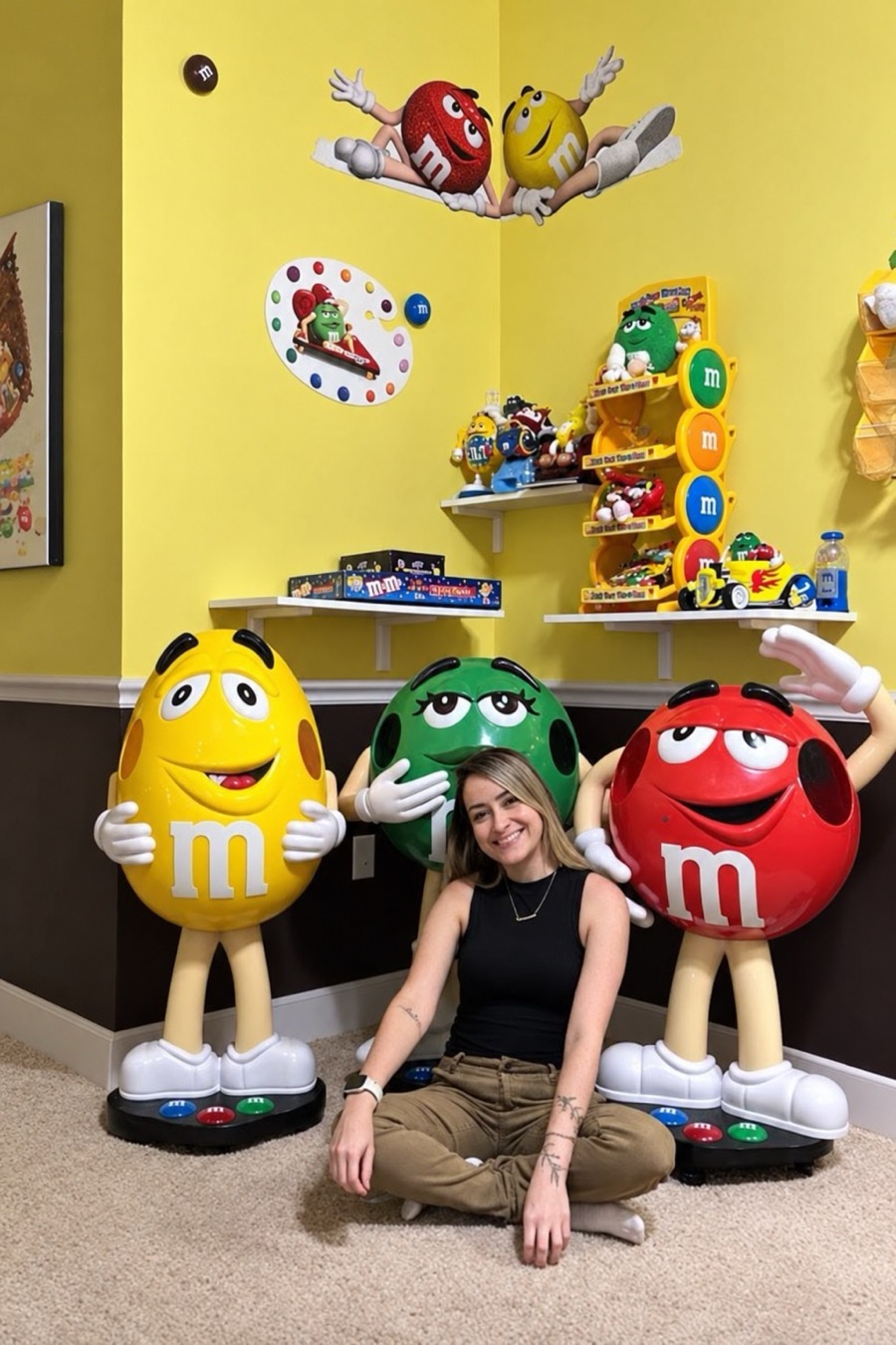 The M&M Mania bedroom.