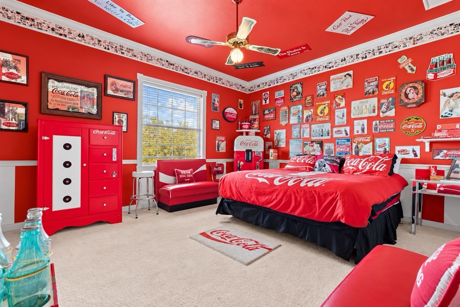 The Coca-Cola Bedroom