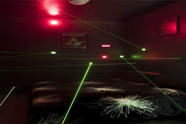 Laser Maze at The Great Escape Lakeside Vacation Home Rental