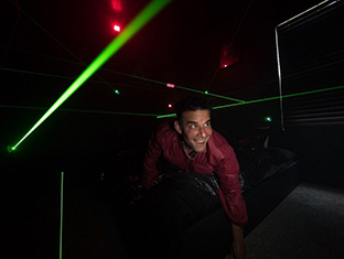 The Laser Maze at Great Escape near Orlando